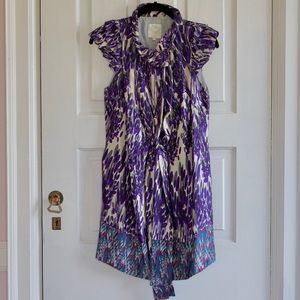 Hanii Y Purple print dress